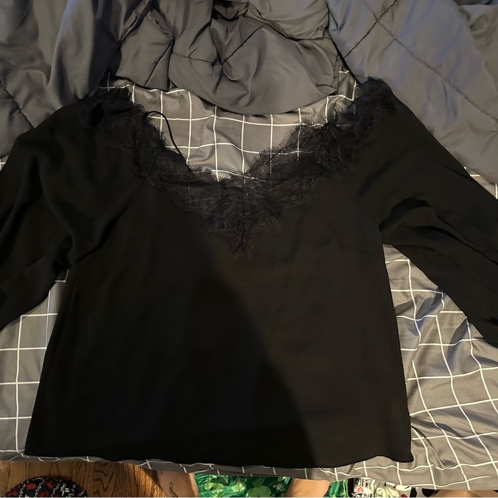 Zac Posen black blouse